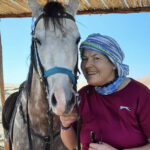 Angelika mit Pferd: Wüsten Retreat Marokko / Sahara