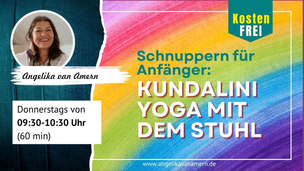 Schnuppern für Anfänger: Kundalini Yoga mit dem Stuhl