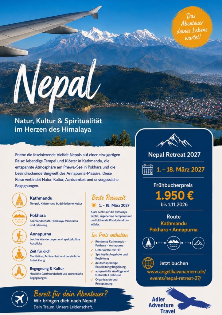 NEPAL JUBILÄUMSRETREAT (01.-18. März 2027)